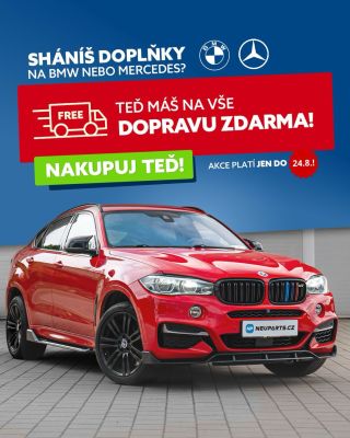 🚘 Sháníš doplňky pro své BMW nebo Mercedes? Teď máš jedinečnou šanci – DOPRAVA ZDARMA na všechny objednávky! 🛒 Objednej do...